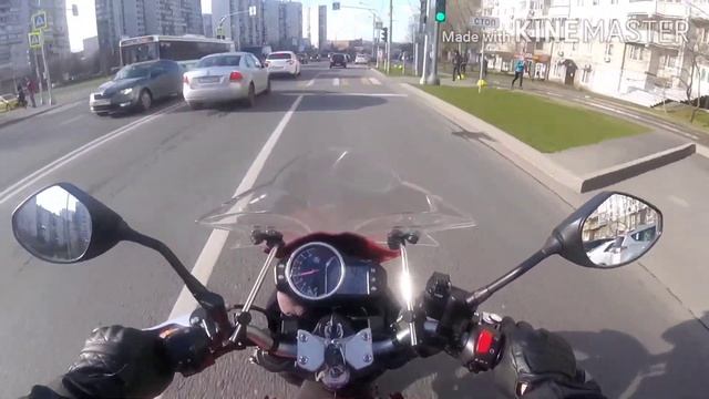 Минутная катка под музончик на мотоцикле Sym смотреть онлайн