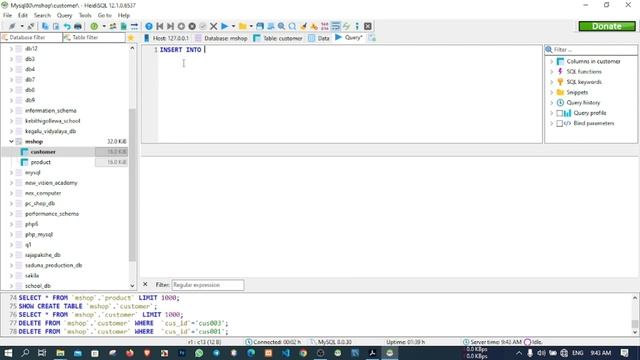 Data Base Task 08 | Write a Search Query Statement | 1st Year | Java Institute|Bamidu Jayakodi смотреть онлайн