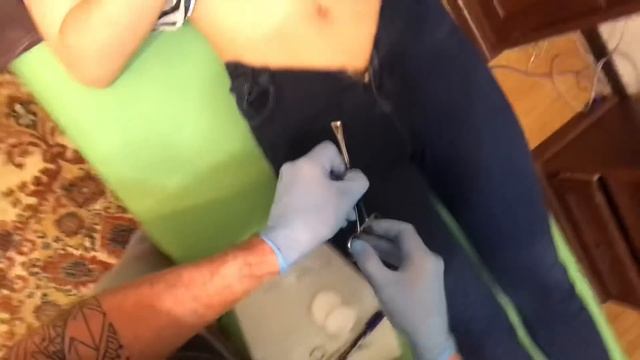 Орем и колим☝?. Прокол пупка☺️