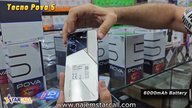 ? Tecno Pova 5 4G ? Up to 16GB RAM | 50MP Dual AI Camera | 6000mAh Battery | #najemstarcall #tecno смотреть онлайн