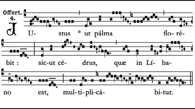 OFFERTORIUM - Justus ut palma florébit - Nativitate S. Joannis Baptistae смотреть онлайн