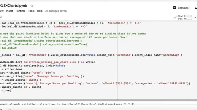 Create a Pie Chart in Excel using Python (in Google Colab) смотреть онлайн