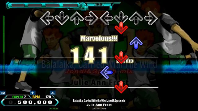 【DDR ULTRAMIX3】 Balalaika, Carried With the Wind Jondi&Spesh mix [DOUBLE HEAVY] 譜面確認＋Clap смотреть онлайн