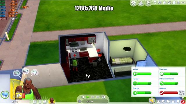 SE PUEDE JUGAR THE SIMS 4 EN PC DE BAJOS RECURSOS | Intel Celeron | ChoChe7w7