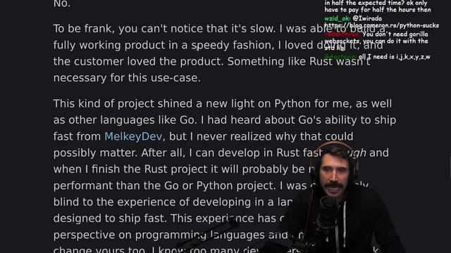 Python Sucks And I LOVE It | Prime Reacts смотреть онлайн