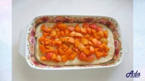 ★МНОГОВКУСИЕ.РЕЦЕПТ ★ ДРОЖЖЕВОЙ ПИРОГ С АБРИКОСАМИ ★