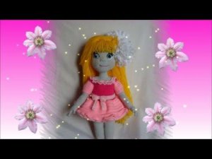 Моя работа. Игрушка, вязанная крючком. Кукла Аврора.