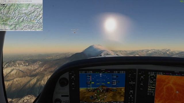 Microsoft Flight Simulator - Покорение Эльбруса на Cirrus SR22 смотреть онлайн