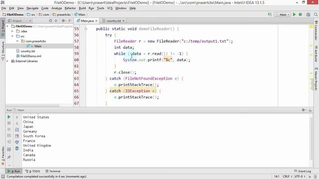 สอน Java: การอ่านทั้งไฟล์ (Files.readAllBytes) และอ่านไฟล์ทุกบรรทัด (Files.readAllLines) смотреть онлайн