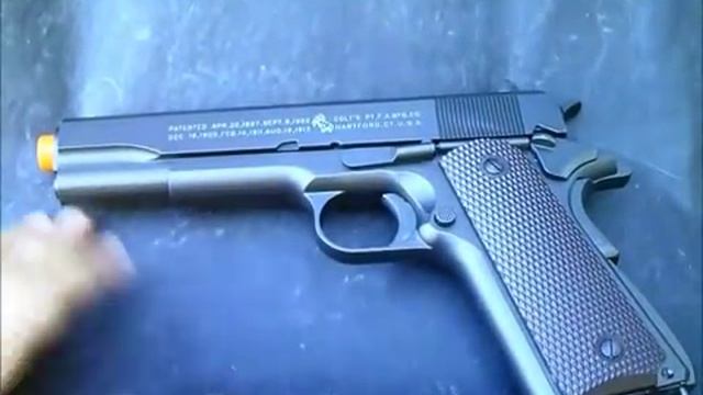 KWC Colt M1911 CO2 Blowback Review смотреть онлайн