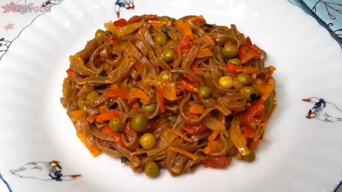 Соба с овощами.Что приготовить на скорую руку. Быстро и полезно. смотреть онлайн