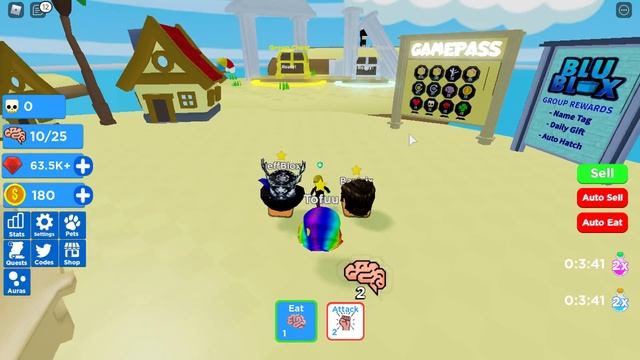 All New YOUTUBER Pet CODES Working in NEW GAME Zombie Simulator! [Roblox] смотреть онлайн