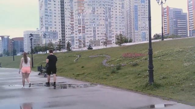 Прогулка по побережью Волги в Саратове! (от "Улешей" до центра). смотреть онлайн