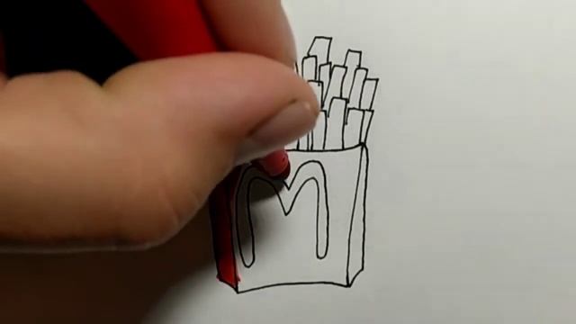 Как нарисовать Картошку Фри смотреть онлайн