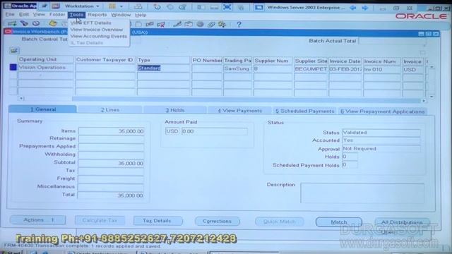 Oracle Financial||online training||Sub-Ledgere Accounting Part-6 by SaiRam смотреть онлайн