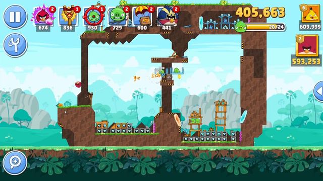 Angry Birds Friends Level 5 Tournament 1185 three stars NO POWER-UP walkthrough 2023-01-12 смотреть онлайн