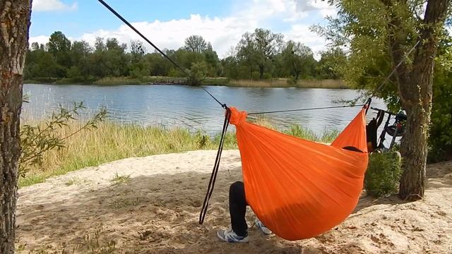 ?ГАМАК - КРЕСЛО "ЛЕНИВЕЦ" HAMMOCK VELOTURIST Hammock Camp Chair, Lounger Chair Hammock смотреть онлайн