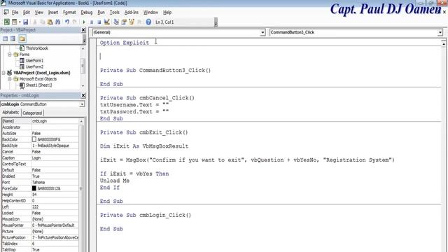 How to Create a Login System in Excel Using VBA смотреть онлайн
