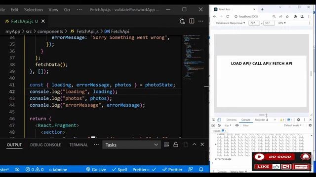 #28 Fetch Api / Add Spinner / Handle Error with React Hooks and Tailwind 2022 смотреть онлайн