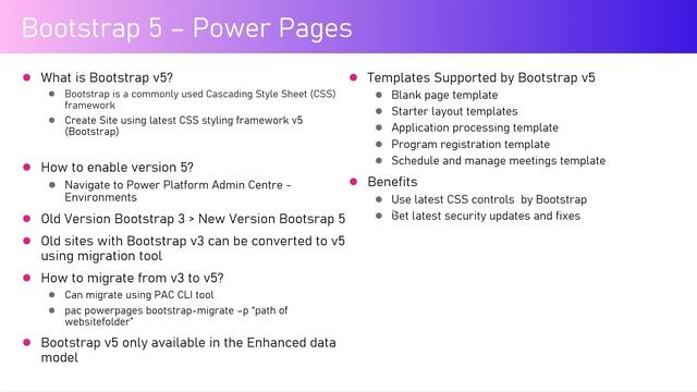 What is Bootstrap 5 in Power Pages and how to enable bootstrap 5 ? смотреть онлайн