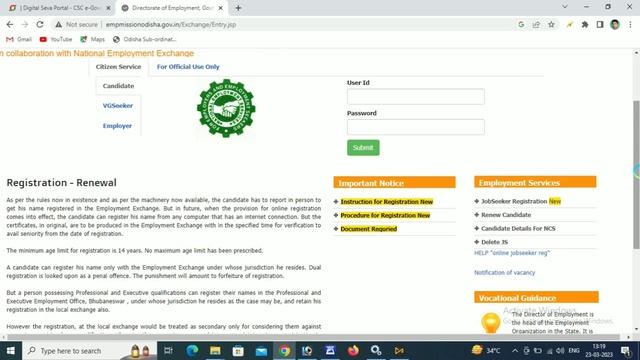 Employment Registration password forgot | Correction & Delete Employment Registration online || смотреть онлайн
