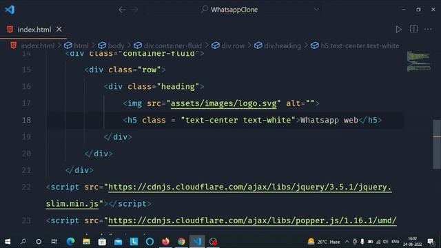 Whatsapp Clone Frontend with Html and Css #1 - BePractical смотреть онлайн