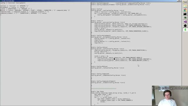 4coder Friday: Writing the Base of the New Parser смотреть онлайн