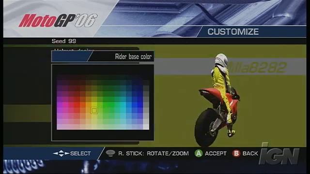 MotoGP '06 Xbox 360 Gameplay - Career Options смотреть онлайн