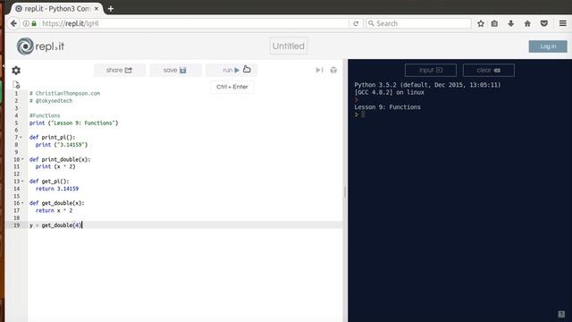 Basic Python 3 for Beginners 9: Functions смотреть онлайн