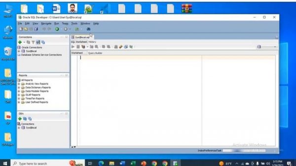 How to Connect Oracle Database with SQL Developer