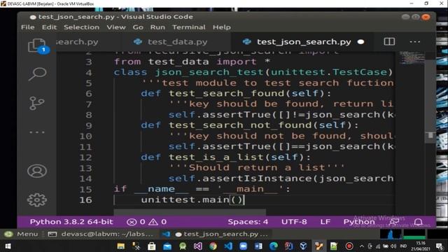 LAB 3 5 7 CREATE A PYTHON UNIT TEST смотреть онлайн