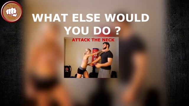 Wrist Grab - Women Self Defense (Knee Him In The Balls) смотреть онлайн