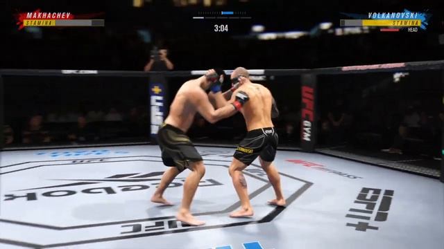 Islam makhachev vs Alexander Volkanovski #294 #UFC4 #Replay смотреть онлайн