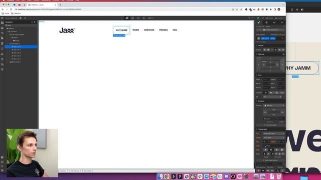 Webflow Navbar Styling Tutorial смотреть онлайн