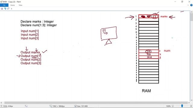 2 - Input Output in variables, 1d & 2d array using pseudocode смотреть онлайн