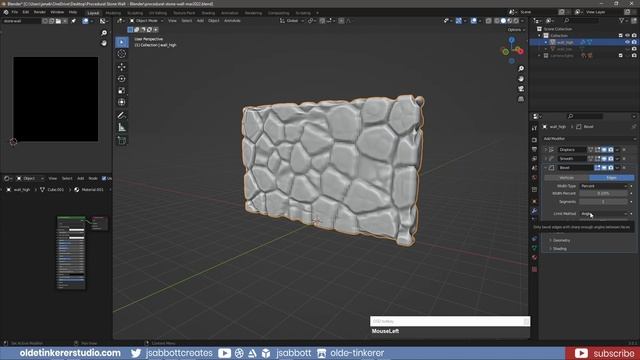 How to make a procedural stonewall in Blender [3.0] and xNormal [no sculpting] смотреть онлайн