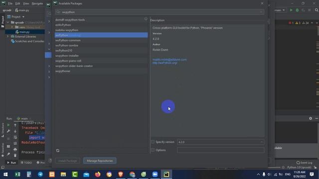 How to import a library python on pycharm смотреть онлайн