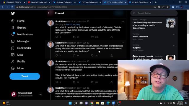 Christian Nationalism and Upcoming Bible Review - PATRIOTIC ESV смотреть онлайн