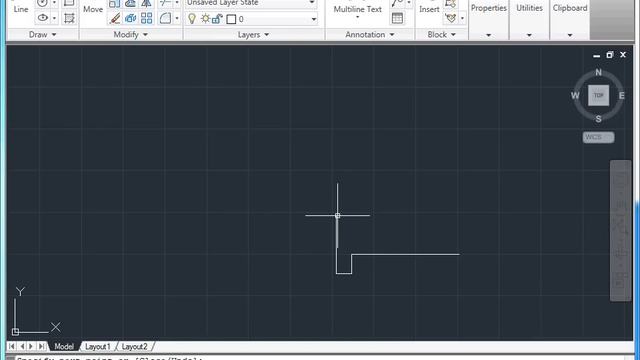 AutoCAD 2011 - 04 Basit Çizimler: 02 Orhto ve Polar Modları ile Çizim Yapmak смотреть онлайн