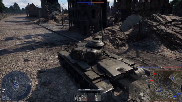 War Thunder - Episode 733 - M60 On The Streets Of Poland (Realistic Battles/Breslau)