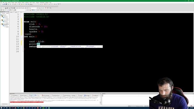 C Video Tutorial 15: Unions, Enums and Unions with Structs смотреть онлайн