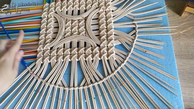 Ажурное красивое панно на стену\крышка. Плетение из газетных трубочек. Мастер класс бумажная лоза смотреть онлайн