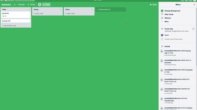 How To Link Automatically Subtasks In Trello (With The Butler Power-up) смотреть онлайн