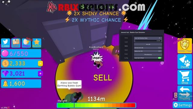 [NEW BEST!] Roblox BUBBLE GUM SIMULATOR Hack Script GUI: Auto Farm, Infinite Gum, Infinite Money! смотреть онлайн