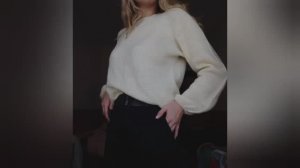 Базовый белый свитер спицами. Описание. Архив от 30.10.2021г.