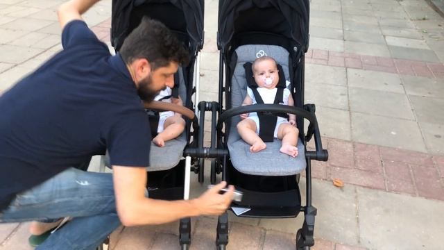 איך מחברים את עגלות במפריידר לעגלת תאומים אחת смотреть онлайн