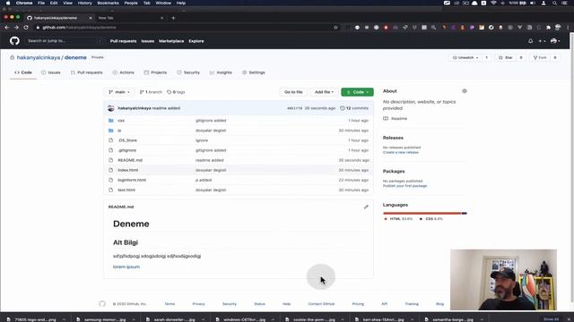 GIT | GitHub'a Proje Ekleme ve Diğer Repo Hosting Web Platformları #8 смотреть онлайн
