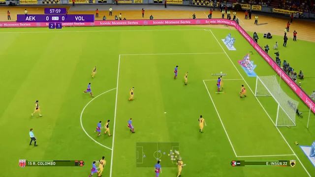 ΑΕΚ - Βόλος Κύπελο Ελλάδος PES 2021 смотреть онлайн
