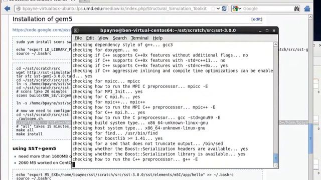 Sandia's Structural Simulation Toolkit (micro) 3.0.0 install gem5 CentOS 6.4 64bit смотреть онлайн
