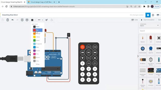 IR Remote Sensor with Arduino at Tinkercad in English || Tutorial for Beginners || IR Sensor смотреть онлайн